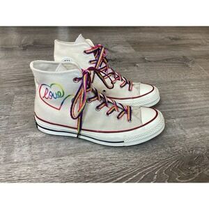 Chuck 70 Converse Hi Love Graphic Womens Size 7.5 Sneakers #162053C Custom Shoes